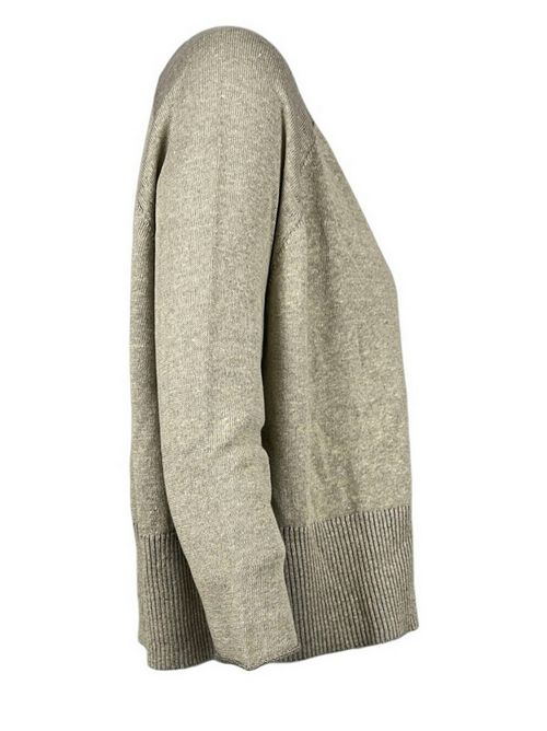 Maglia donna a scatola tortora Base Milano | B1564-462900